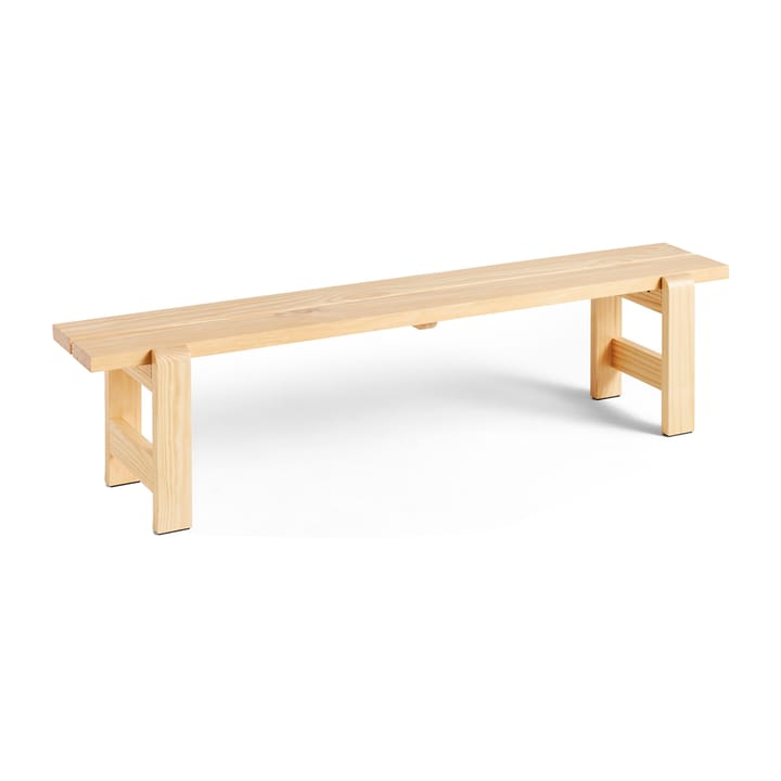 Banc Weekday 190x32 cm pin laqué - Natural - HAY