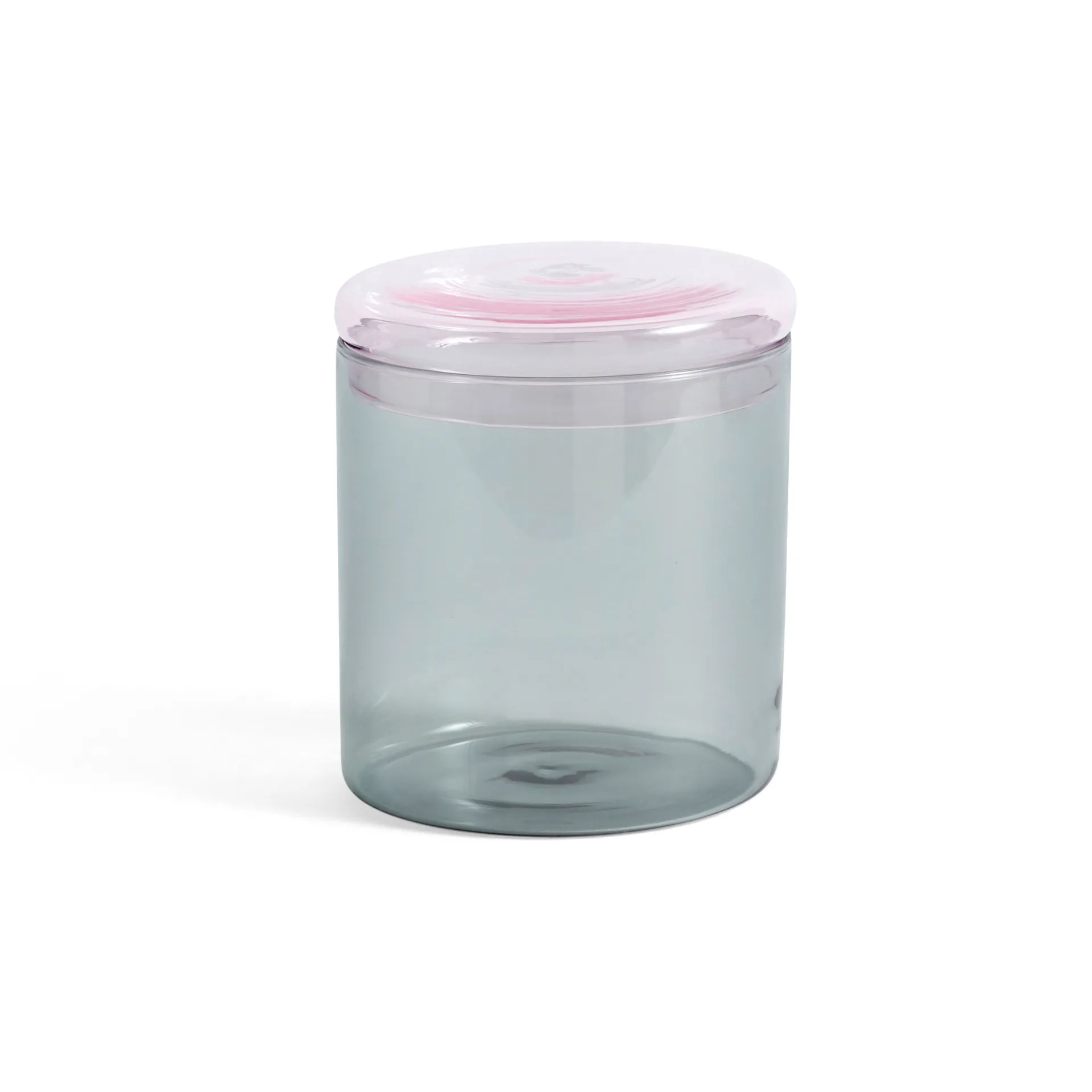 Bocal de rangement verre borosilicate L 1 litre, Gris HAY