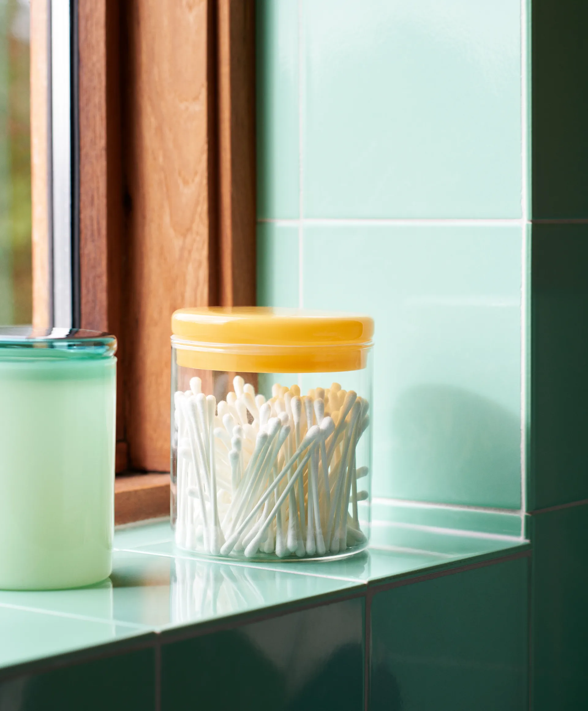 Bocal de rangement verre borosilicate M 60 cl, Transparent HAY