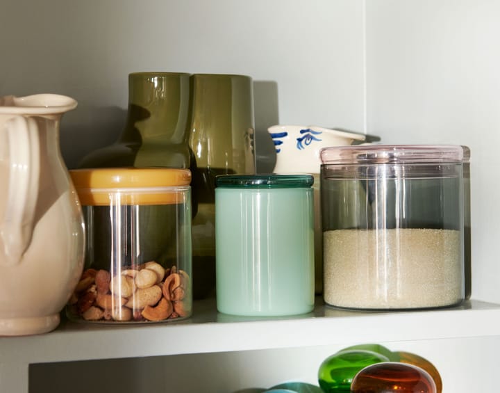 Bocal de rangement verre borosilicate S 35 cl, Jade green HAY