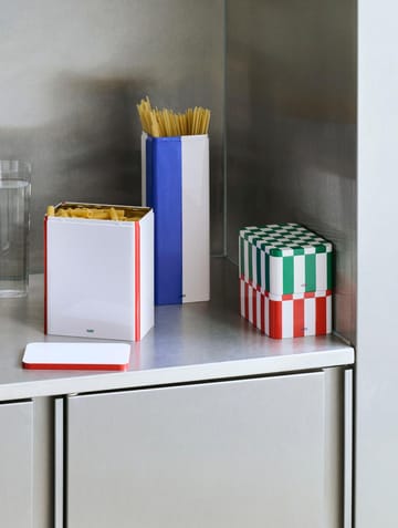 Bocal Tin Container medium - Black-off white - HAY