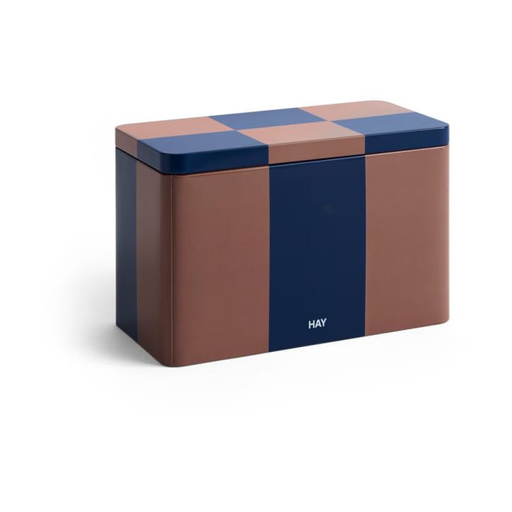Bocal Tin Container medium - Brown-midnight blue - HAY