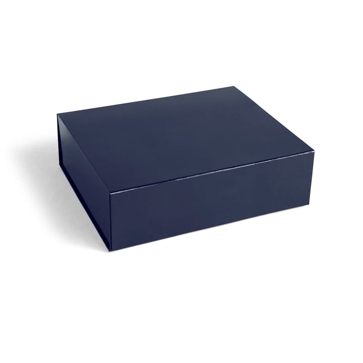 Boîte avec couvercle Colour Storage L 34,5x41,5 cm - Midnight blue - HAY