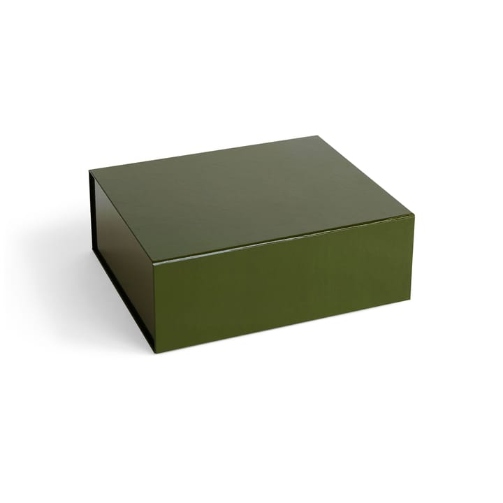Boîte avec couvercle Colour Storage M 29,5x35 cm - Olive - HAY