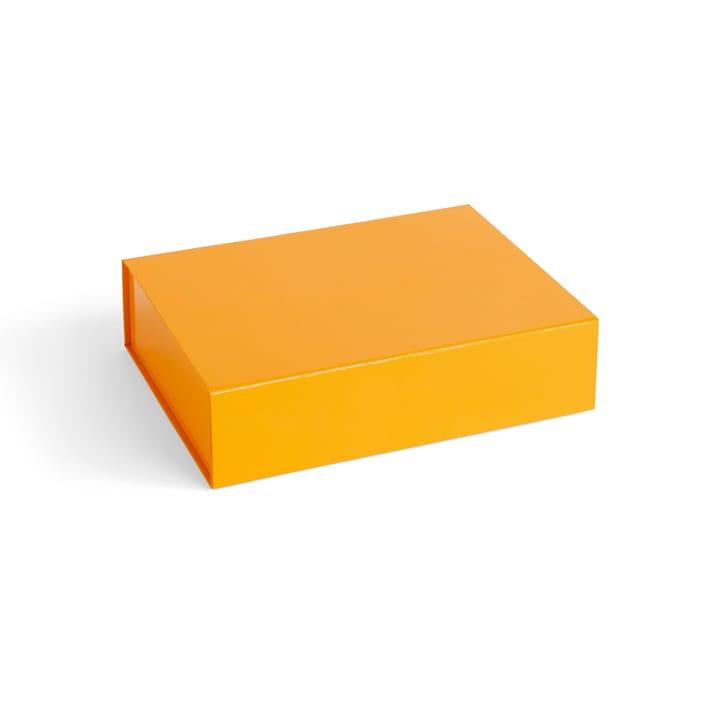 Boîte avec couvercle Colour Storage S 25,5x33 cm - Egg yolk - HAY