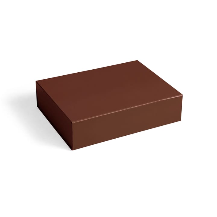 Boîte avec couvercle Colour Storage S 25,5x33 cm - Milk chocolate - HAY