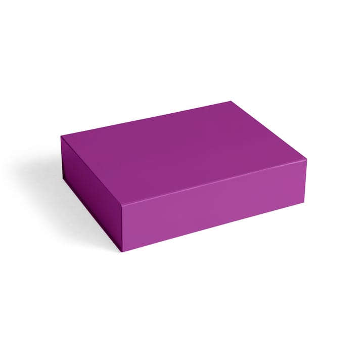 Boîte avec couvercle Colour Storage S 25,5x33 cm - Vibrant purple - HAY