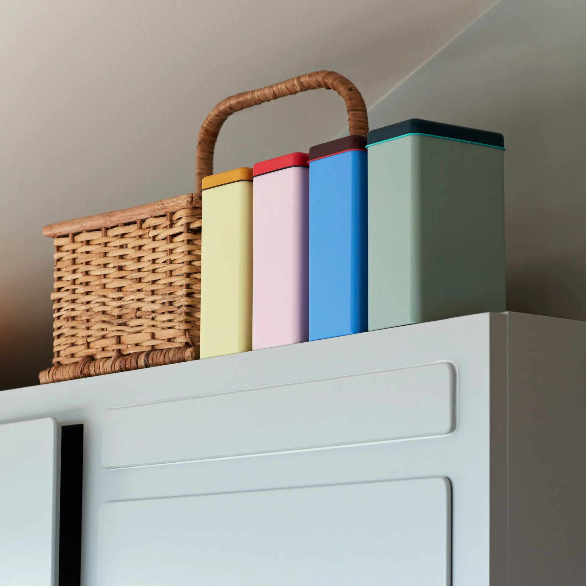 Boîte en fer Tin by Sowden, Jaune HAY