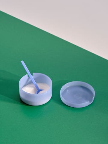 Bol Borosilicate avec couvercle et cuillère - Jade light blue - HAY