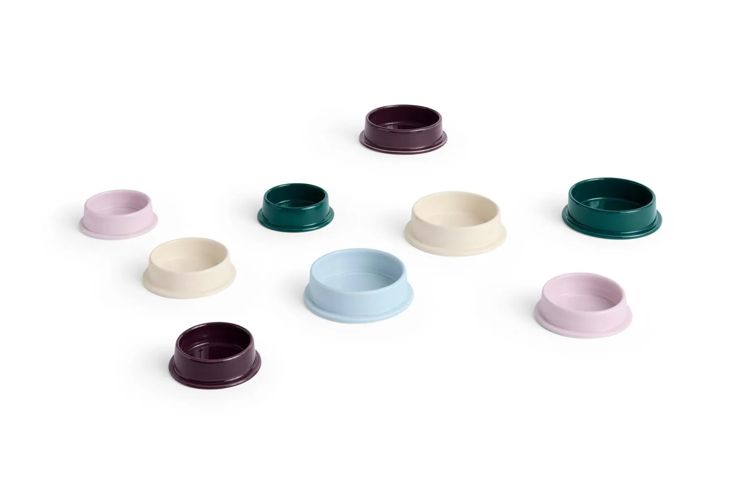 Bougeoir Column Candleholder L 12,8 cm, Midnight blue HAY