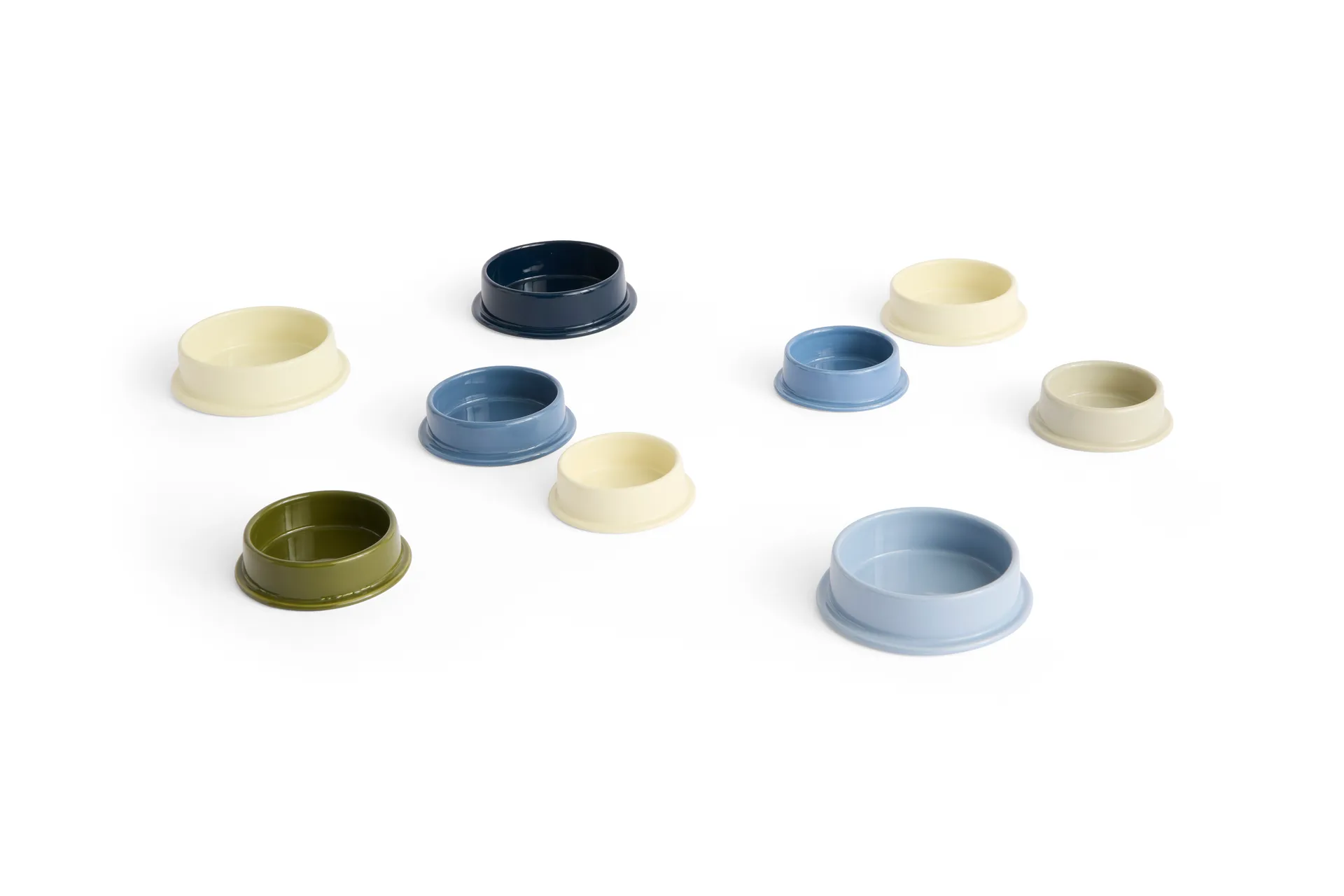 Bougeoir Column Candleholder L 12,8 cm, Midnight blue HAY