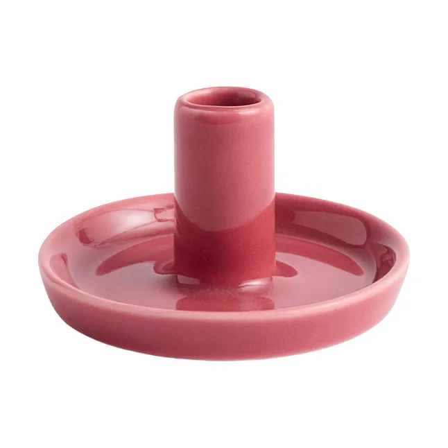 Bougeoir Disc - Berry pink x-small Ø7x4 cm - HAY