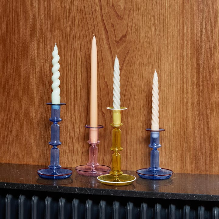 Bougeoir Flare moyen, Pink-blue HAY