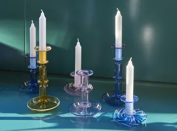 Bougeoir Flare Stripe - bleu clair - HAY