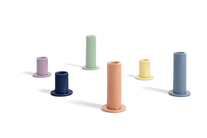 Bougeoir Tube 10 cm, Mint HAY