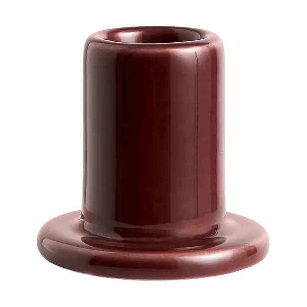 Bougeoir Tube 5 cm - Chestnut brown - HAY