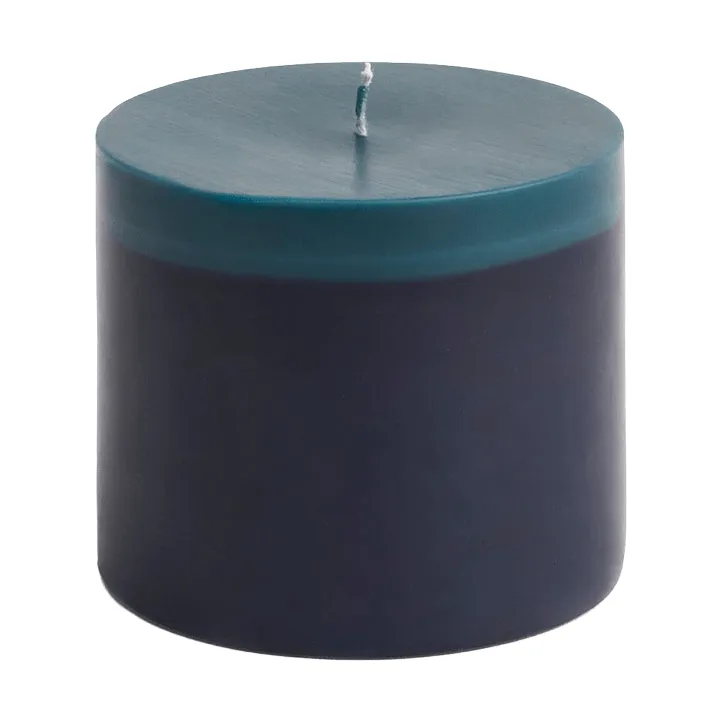 Bougie bloc Silo Candle, Midnight blue-dark teal Ø9,5x8 cm HAY