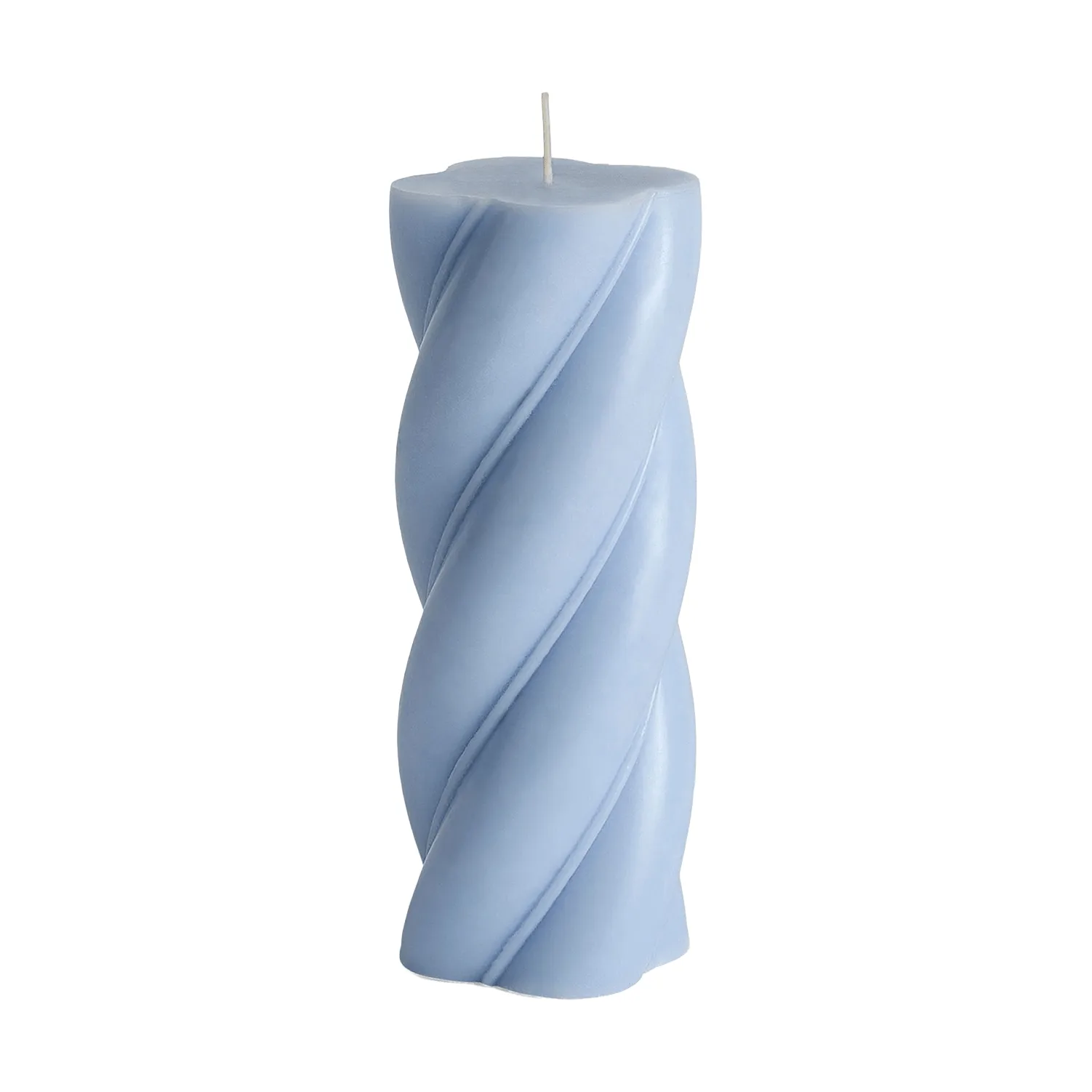 Bougie bloc Soft Serve Candle, Light blue Ø7,8x19,5 cm HAY