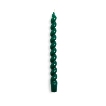 Bougie Candle Long Spiral - Green - HAY