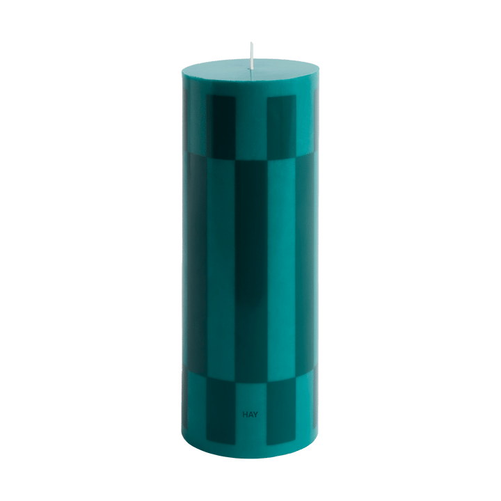 Bougie Column Candle large 25 cm - Green-dark green - HAY