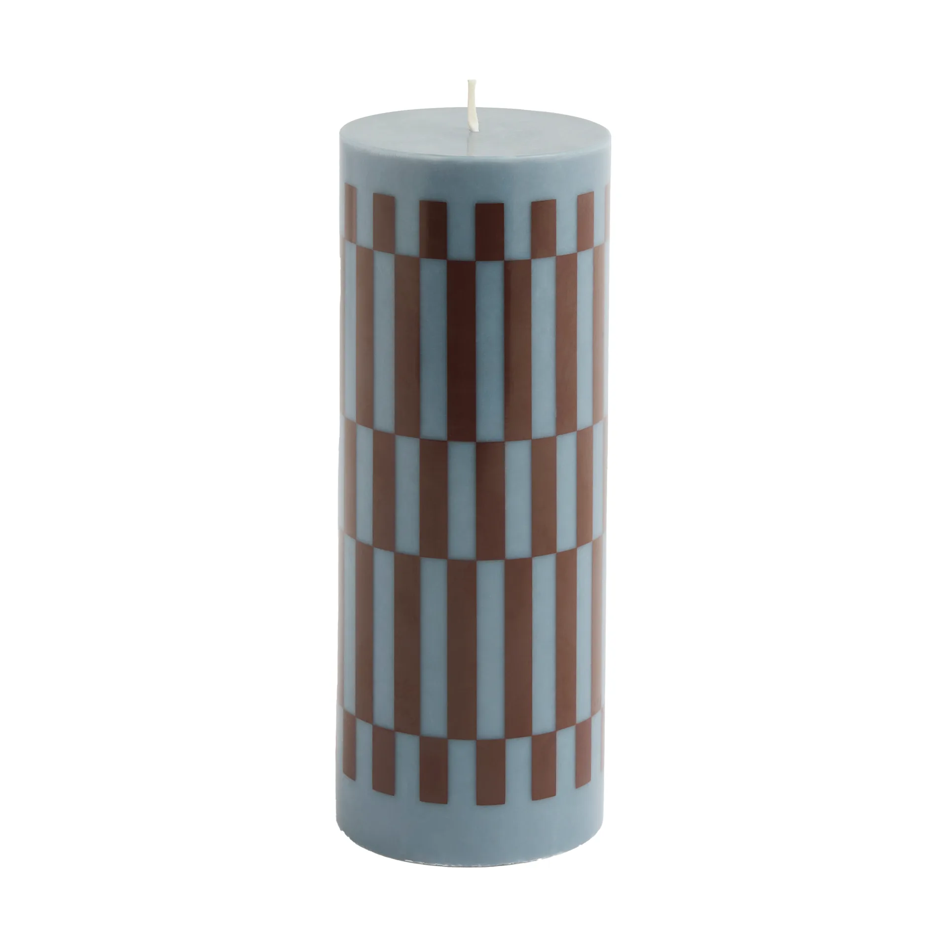 Bougie Column Candle medium 20 cm, Anthrachite-bordeaux HAY