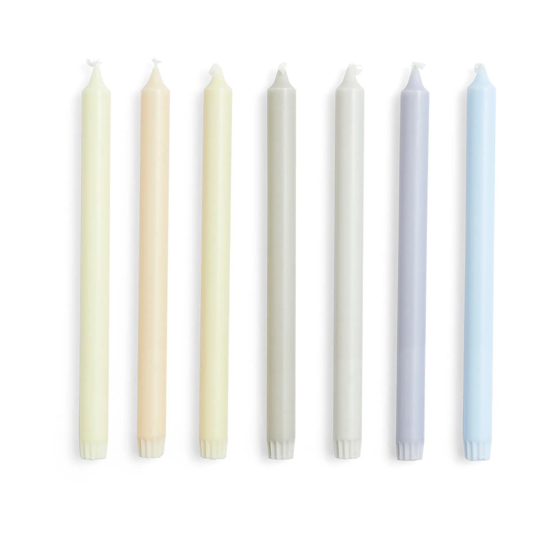Bougie Gradient Candle lot de 7, Neutrals HAY