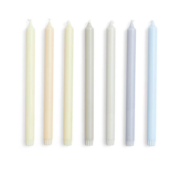 Bougie Gradient Candle lot de 7 - Neutrals - HAY