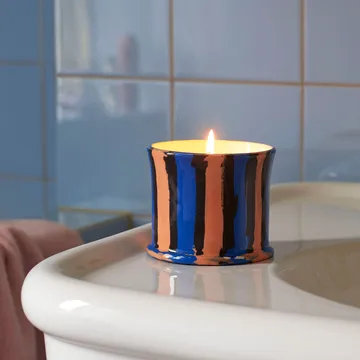 Bougie parfumée Stripe - Mint leaf - HAY