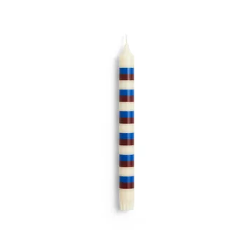 Bougie Pattern stripe - Off white-brown-blue - HAY