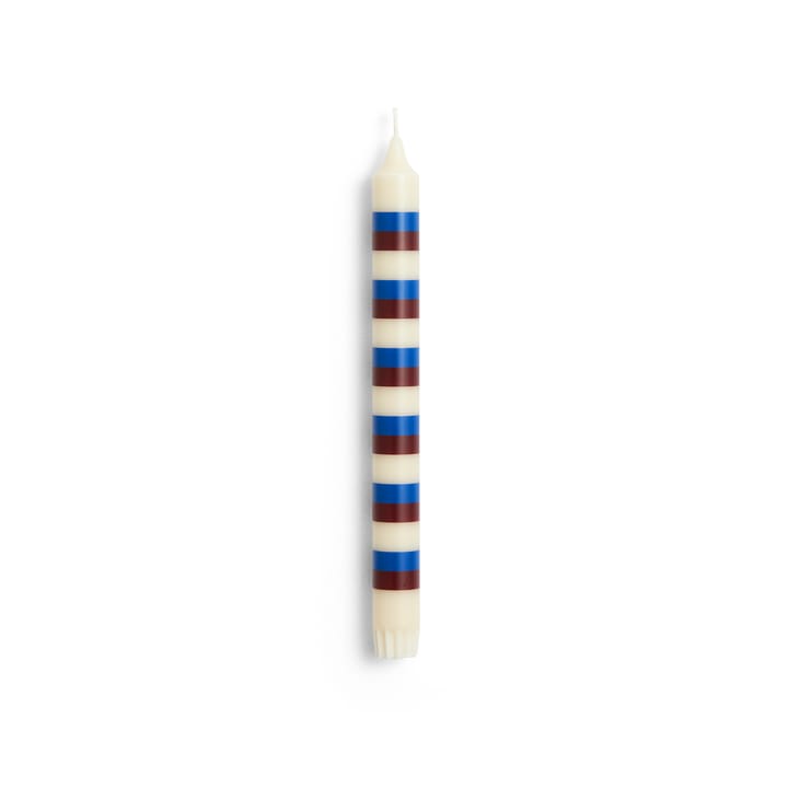 Bougie Pattern stripe, Off white-brown-blue HAY