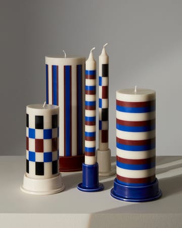 Bougie Pattern stripe - Off white-brown-blue - HAY