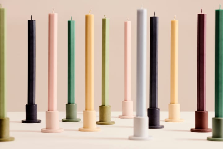 Bougies Hexagon Candle, lot de 4, Pastel HAY