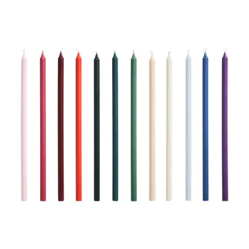 Bougies Slim lot de 12 - Multi - HAY