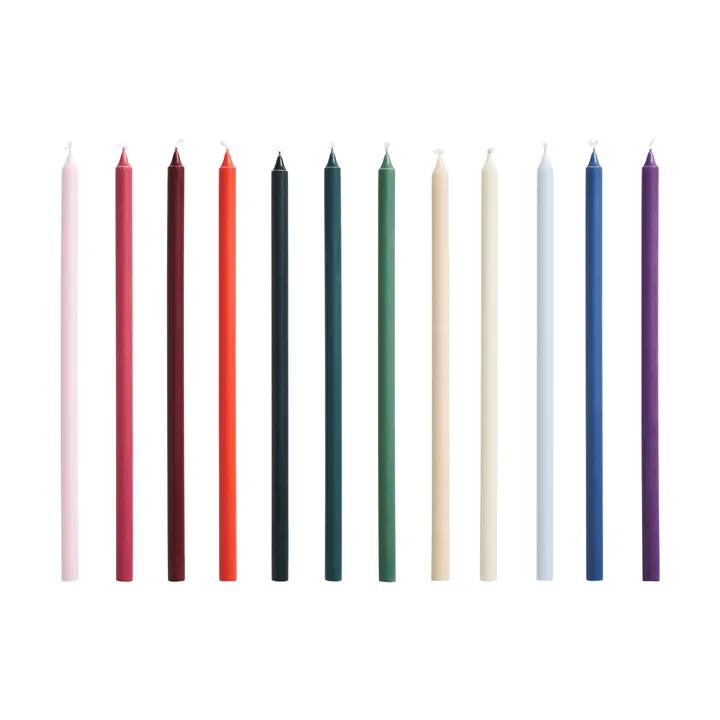 Bougies Slim lot de 12 - Multi - HAY