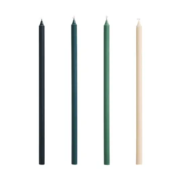 Bougies Slim lot de 4 - Green-dark green - HAY