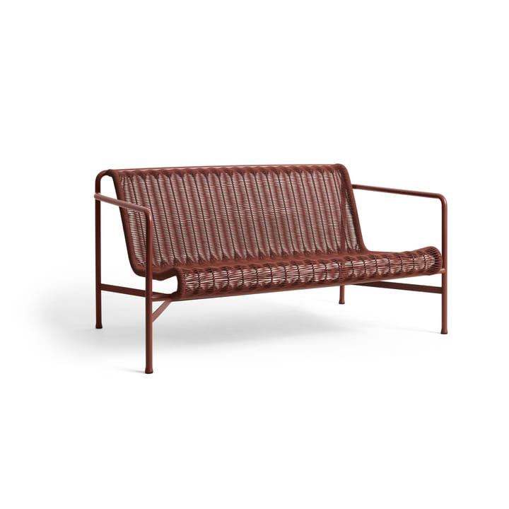 Canapé lounge Palissade Cord - Iron red - HAY