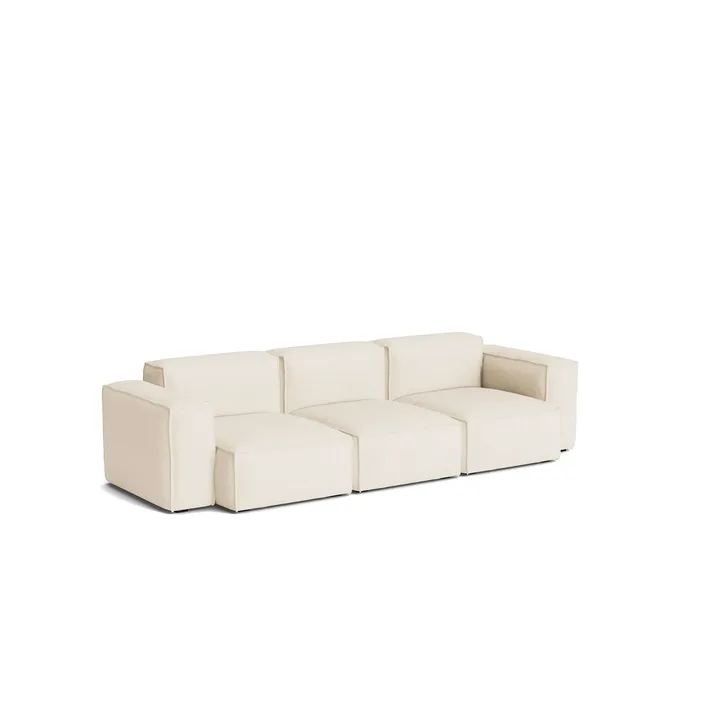 Canapé Mags Soft Low Armrest 2,5 places combinaison 1 - Turf cream, housse amovible - HAY