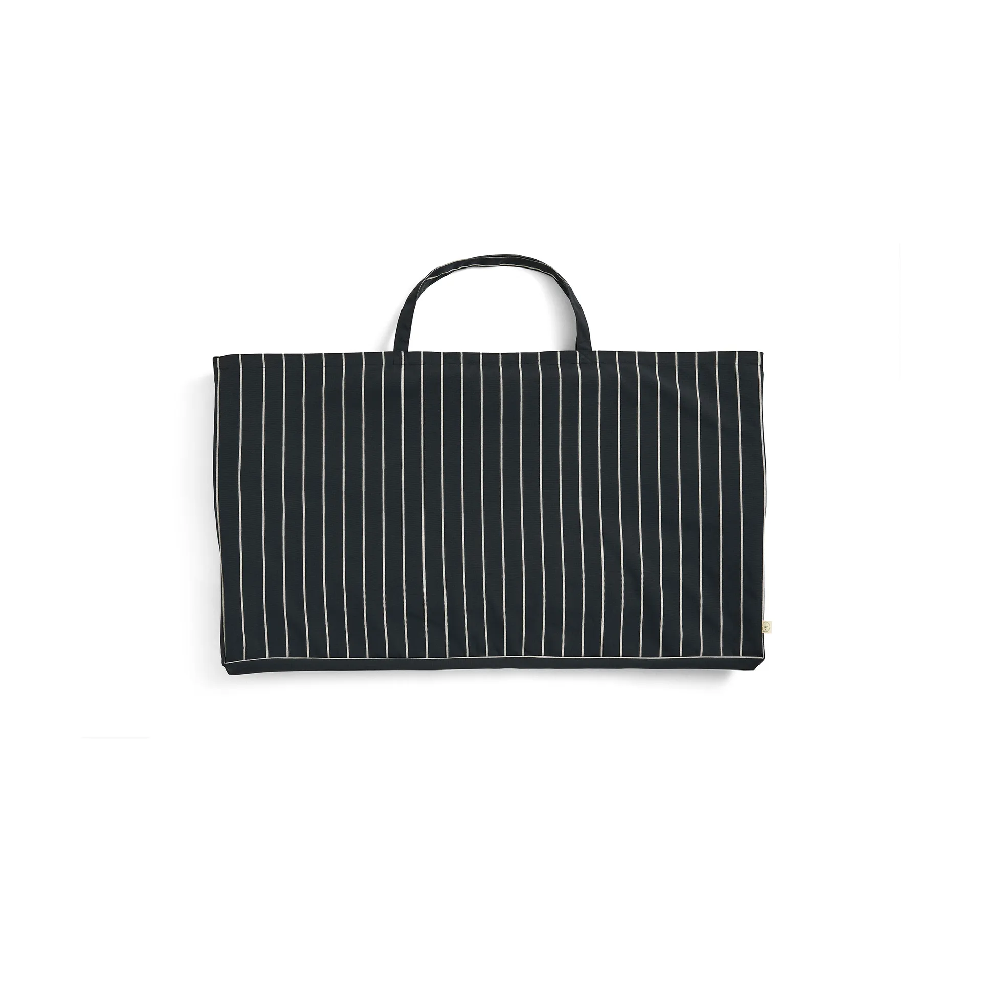 Canapé pliable Outdoor Market, Black-beige, 2-places HAY