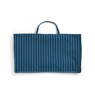 Canapé pliable Outdoor Market - Blue-beige, 2-places - HAY