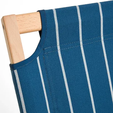 Canapé pliable Outdoor Market - Blue-beige, 2-places - HAY