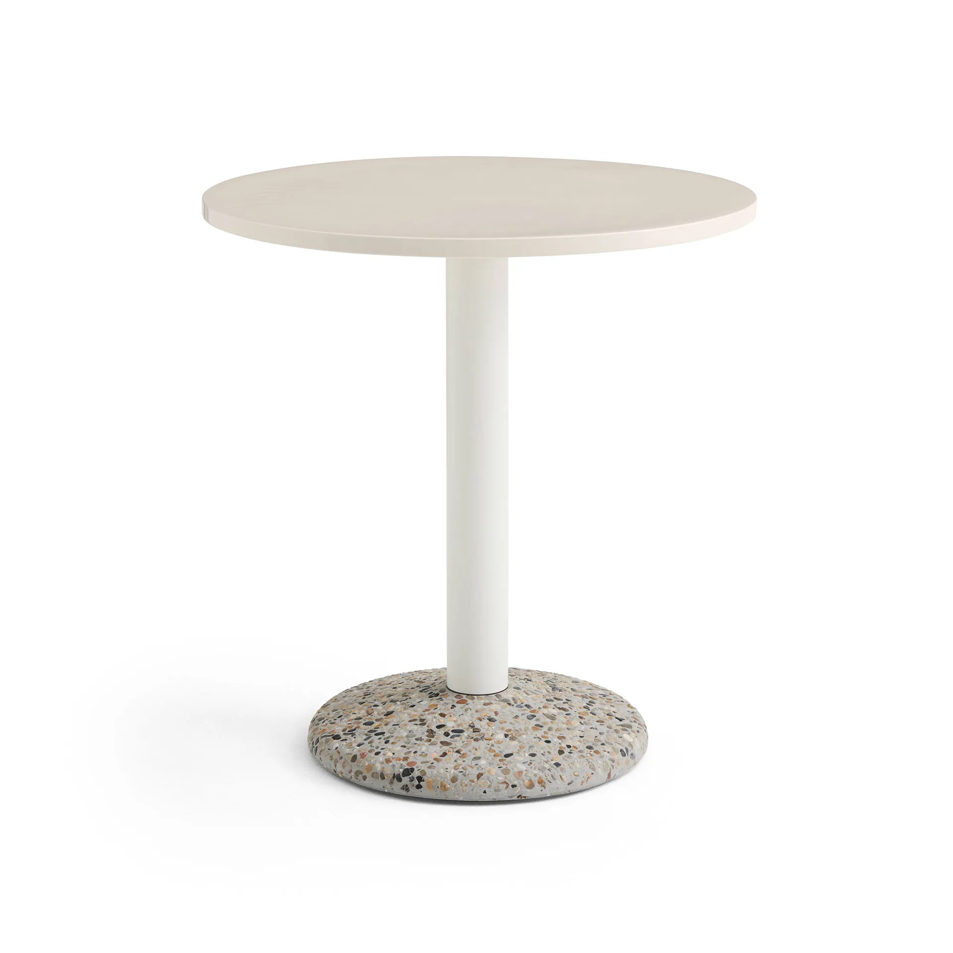 Ceramic Table Ø70 cm, Warm white HAY