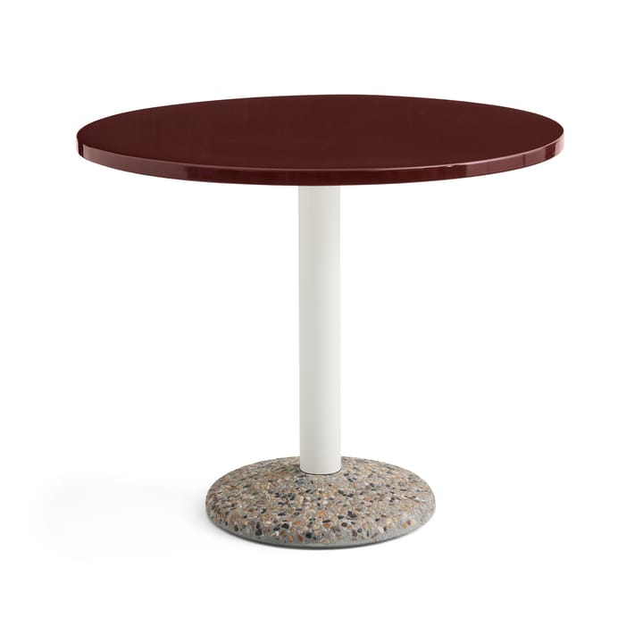 Ceramic Table Ø90 cm - Bordeaux - HAY