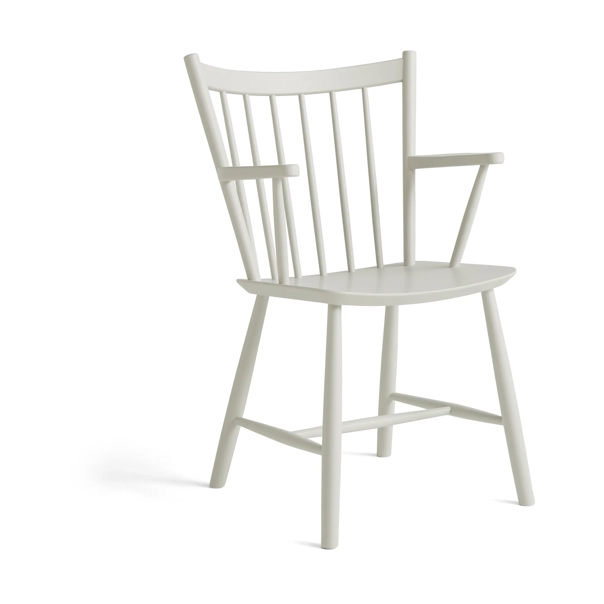 Chaise à accoudoirs J42, Warm grey laqué hêtre HAY