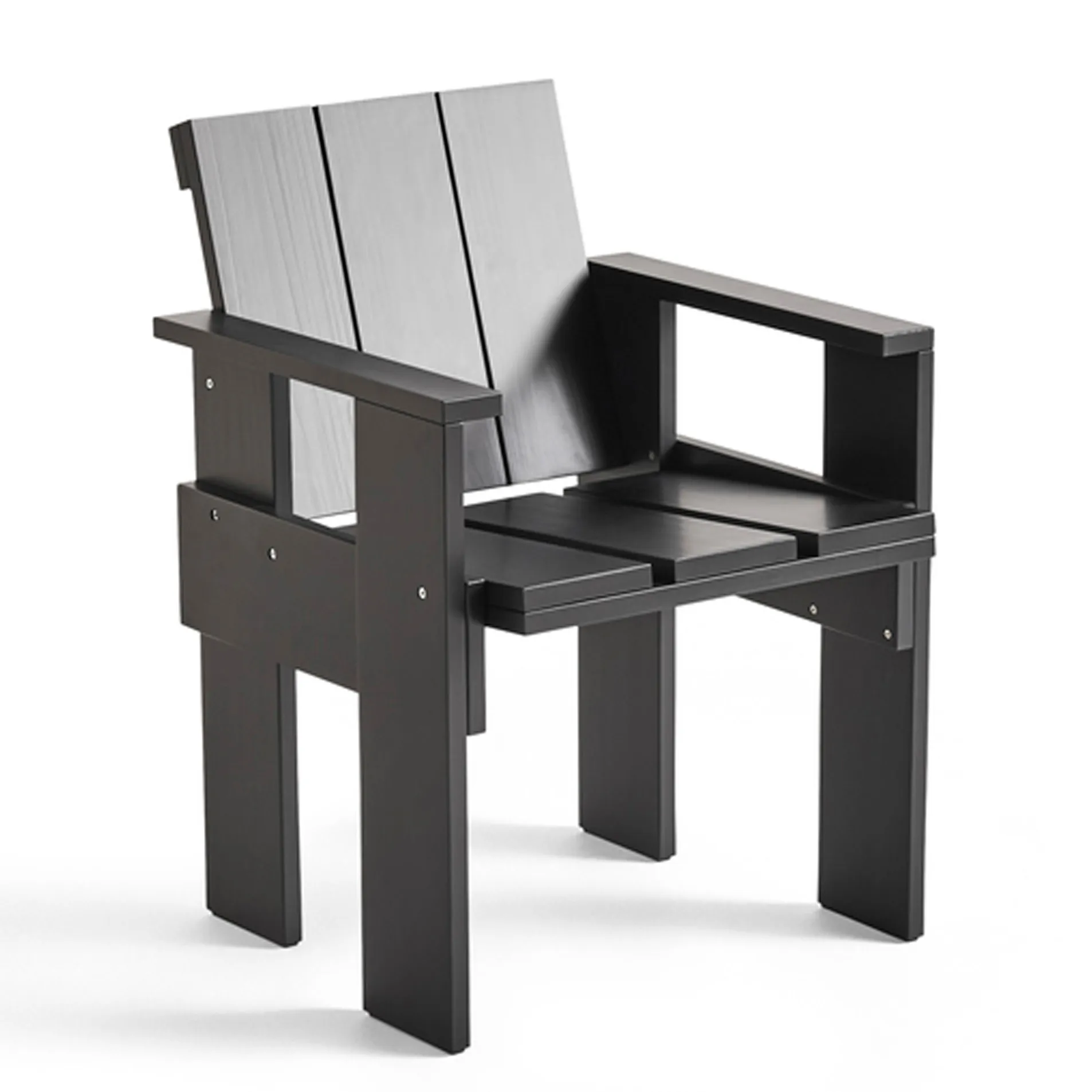 Chaise avec accoudoirs Crate Dining Chair, Black HAY