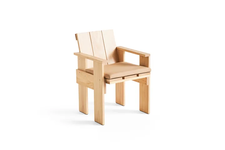 Chaise avec accoudoirs Crate Dining Chair - Water-based lacquered pinewood - HAY