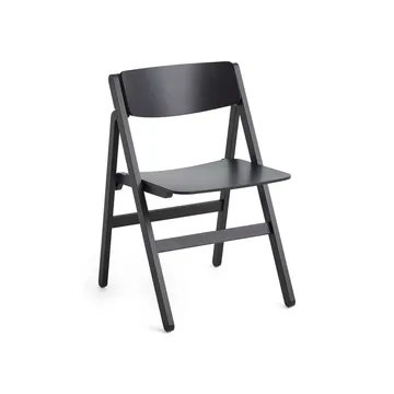 Chaise Backflip Chair - Anthracite, hêtre laqué - HAY