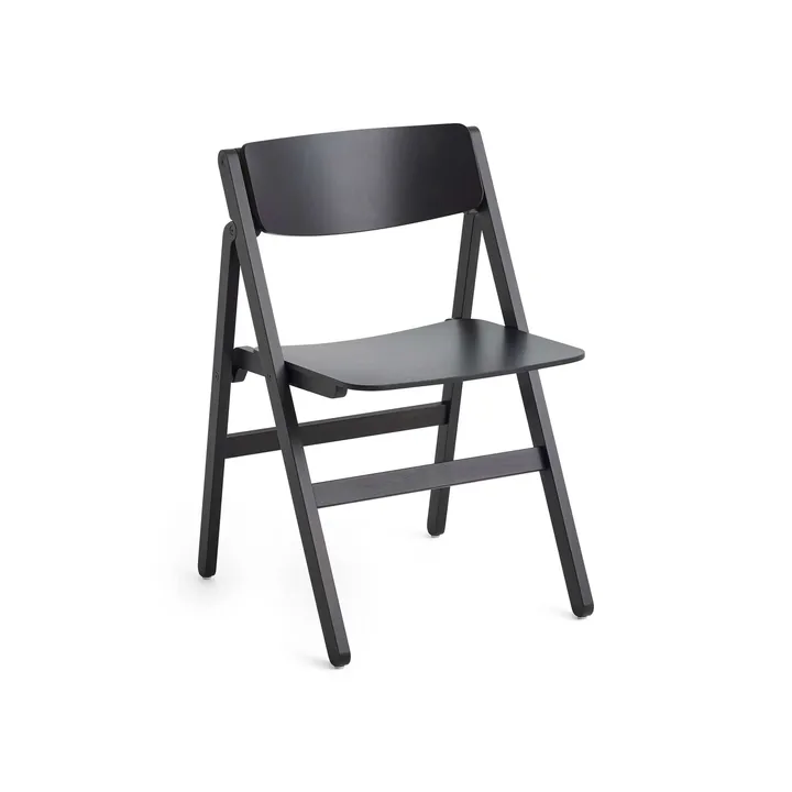 Chaise Backflip Chair - Anthracite, hêtre laqué - HAY