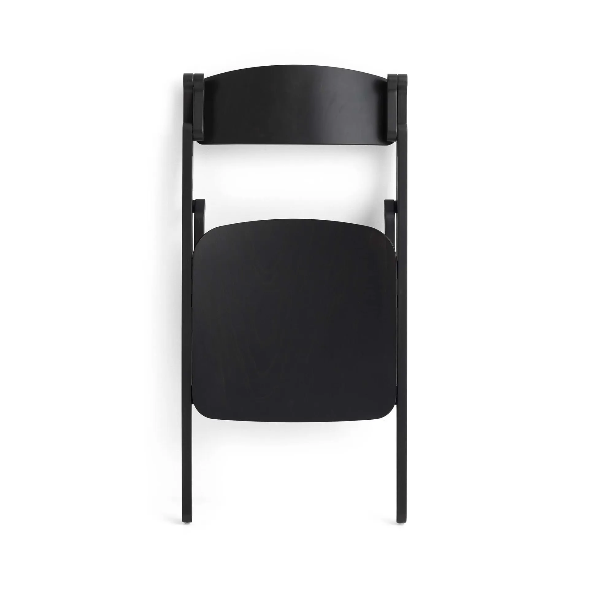 Chaise Backflip Chair, Anthracite, hêtre laqué HAY