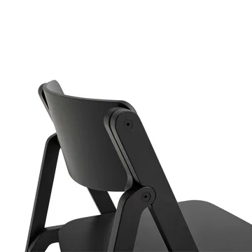 Chaise Backflip Chair - Anthracite, hêtre laqué - HAY