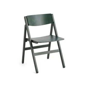 Chaise Backflip Chair - Cedar green, hêtre laqué - HAY